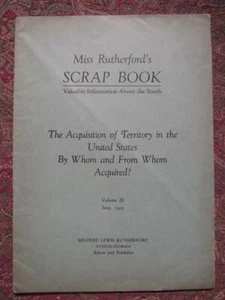 THE ACQUISITION OF TERRITORY IN THE UNITED STATES BY WHOM FROM WHOM - 1925 FIRST - Picture 1 of 15