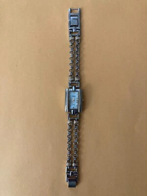 Gossip Womens Watch Gold Tone Case Pearlescent Dial GSP376 Silver/Gold Band - Image 1 of 4