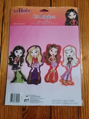 Centro de mesa de arte de papel de pie Lil' Bratz para fiesta cumpleaños 4 NUEVO Foto 1 de 4
