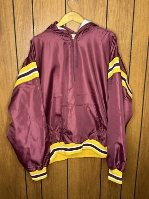 Vintage 90s Birdie Quarter Zip Pullover Maroon Jacket Size 2XL - Image 1 of 3