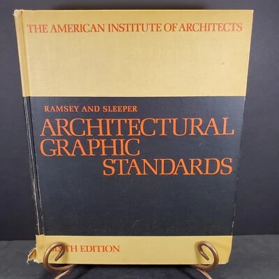 Ramsey and Sleeper Architectural Graphic Standards Hardcover 1970 Sixth Edition - Image 1 of 4