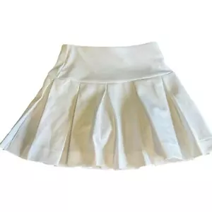 NWT J. Crew Crewcuts Girls' pleated active Tennis Skort White 4-5Y BP384 - Picture 1 of 9