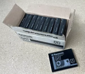 10 DAT Panasonic 120 Digital Audio Tape RT-R120P (60m) Extra High Sound Japan - Picture 1 of 1