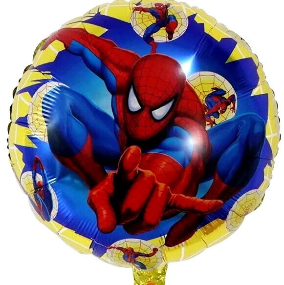 Globo 18" Superhéroe Spiderman Cumpleaños Fiesta Decoraciones Regalos Mylar Foto 1 de 1
