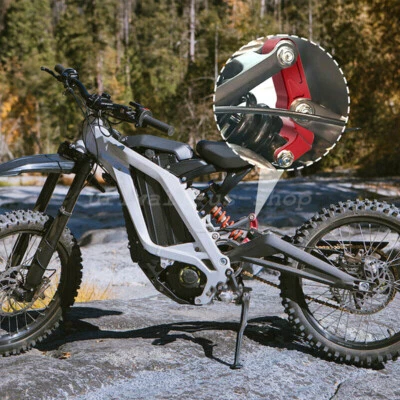 Rear Progressive Suspension linkage For Surron Light Bee Red Aluminium Sur-Ron - Imagen 1 de 4