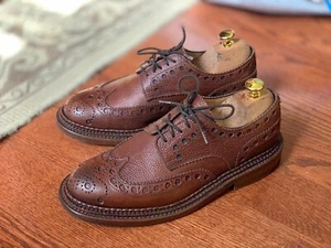 GRENSON TRIPLE WELT 6 G US 7 ARCHIE LEDER BROGUE BRAUN SCOTCH GRAIN Schuh $ 730 - Bild 1 von 8