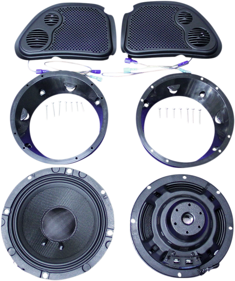 Altavoz carenado delantero 98-03 para Harley Road Glide EFI FLTR J & M HR13-6712GTMXXR Foto 1 de 1