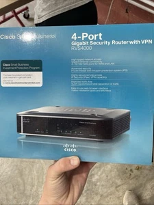 Linksys Cisco RVS4000 4-Port VPN Gigabit Security Router EXCELLENT CONDITION - Picture 1 of 4