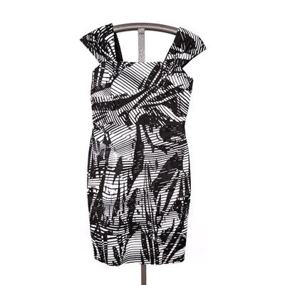 Teri Jon Rickie Freeman Classic Sheath Dress Size 8 Career Capsule Day to Night - Imagem 1 de 4