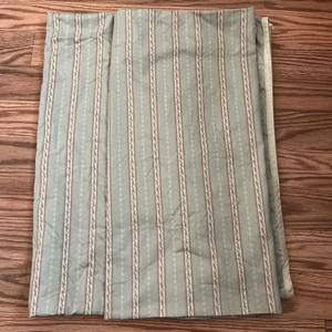 2 Funda de Almohada Ralph Lauren Coco Palma Rosa Rayas Rey Italia Verde Crema Retro - Imagen 1 de 7