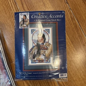 Creative Accents Counted Cross Stitch Kit "Spirit Of The Cougar" 7931 - Picture 1 of 3