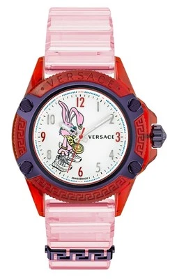 Versace Icon Active Original-Watch Pink Silicone Strap Watch | 42mm | VE6E00523 - Image 1 of 4