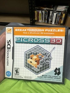 Picross 3D (Nintendo DS, 2010) testé CIB avec cartes Reg - Photo 1/7