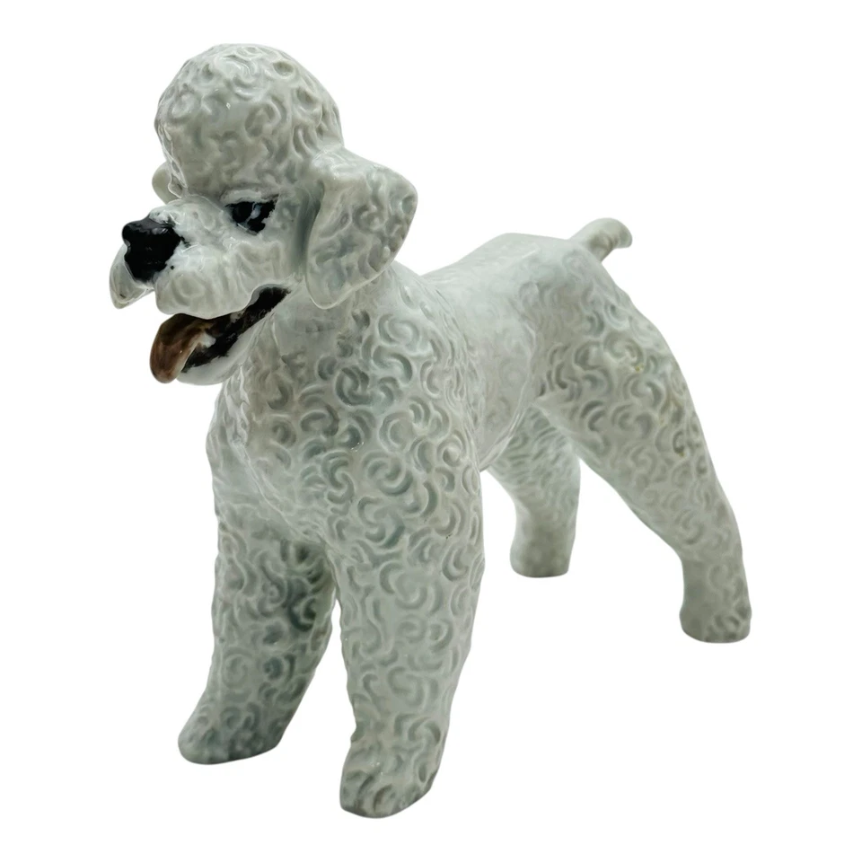 Figura de porcelana Rosenthal Poodle perro Heidenreich profesor Alemania Art Deco Foto 1 de 4