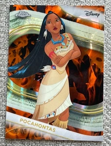 2025 Topps Chrome Disney Pocahontas Orange Lava 6/15 - Bild 1 von 3