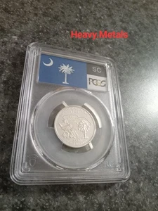 2000-S SOUTH CAROLINA Silver Proof Quarter PR70 PCGS FLAG LABEL NICE LOW PRICE!! - Picture 1 of 6