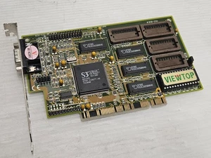 S3 Virge, 86C325, VRAM 2MB, PCI, VGA, Topview B3D-S32, WORKING CARD - Picture 1 of 5