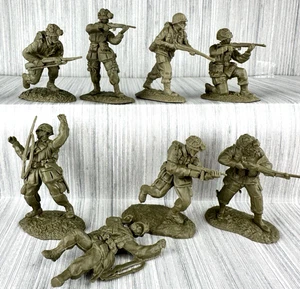Conte Collectibles - WWII US Paratroopers 8 Poses 54mm Toy Soldiers - Picture 1 of 11