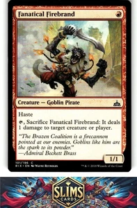 Magic the Gathering MTG Rivals of Ixalan Fanatical Firebrand #101 Buy 2 Get 1 - Picture 1 of 2