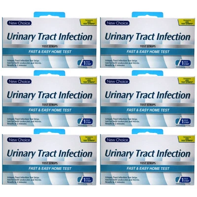 Tira reactiva para infecciones del tracto urinario New Choice, 6 pruebas Foto 1 de 2