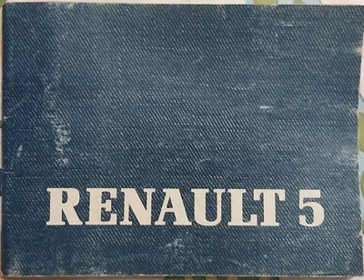 RENAULT SUPER 5 950/1,1/1,4/1,4 GT TURBO/1,9 D LIBRETTO MANUTENZIONE ENTRETIEN - Immagine 1 di 4