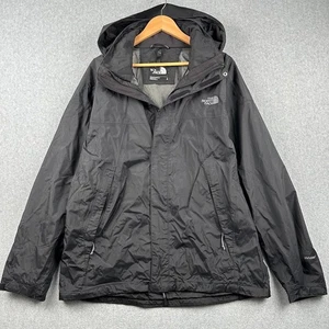 The North Face Regenjacke schwarz Herren große Kapuze belüftet leicht Outdoor - Bild 1 von 9