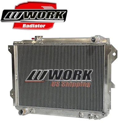 Automatic Aluminum Radiator For Mazda B2600 1989 1990 1991 1992 1993 2.6L L4 AT Foto 1 de 4