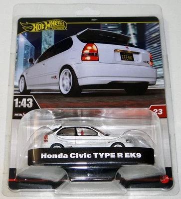 Honda Civic 2025 Hot Wheels Premium 1:43 #23 blanco tipo R EK9 *NUEVO* Foto 1 de 4