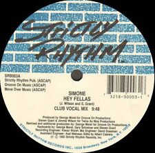 SIMONE - Hey Fellas ( G. . Morel Rmx) - Strictly Rhythm - SRB003 - 1992 - USA