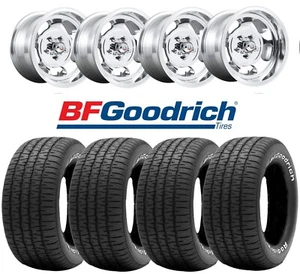15 INDY WHEEL TIRE BFGOODRICH PACKAGE SET NEW 255 60 15 15X8 US MAGS KIDNEY BEAN - Picture 1 of 15