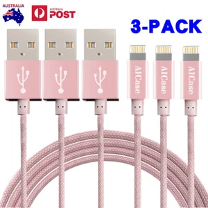 3M USB Charging Cable Braided Fast Charger for Apple iPhone 14 13 12 Pro Max 8 7 - Picture 1 of 14