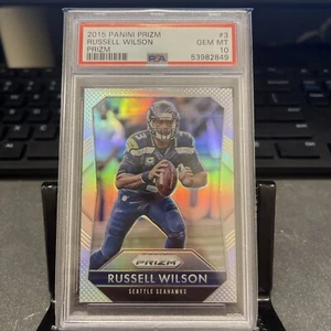 Russell Wilson 2015 Prizm Silver PSA 10 (POP 16) - Bild 1 von 2