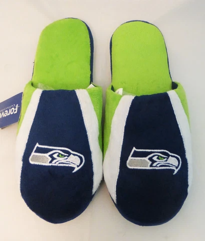 NFL Seattle Seahawks Men's Swoop Logo Slide Slippers Cover