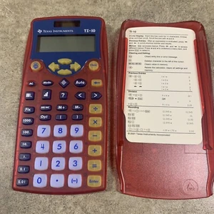 Texas Instruments TI-10 Basic Elementary Calculator Solar Power - Bild 1 von 1