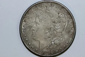 Album Toned 1896-P Morgan Silver Dollar - Mint State (MDX1512) - Picture 1 of 4