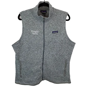 Patagonia Branded Better Sweater® gilet in pile con zip intera grigio donna 2XL - Foto 1 di 9