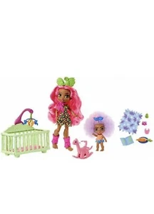 Juego Mattel Cave Club Wild About Babysitting + Muñecas Fernessa & Furrah - Nuevo en caja - Imagen 1 de 4