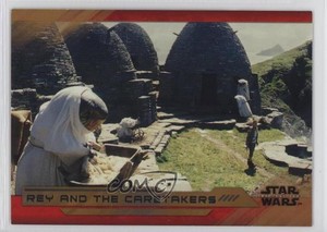 2018 Topps Star Wars: The Last Jedi Series II Bronze /99 Rey and Caretakers 8o0