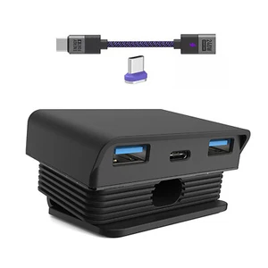 PC+ABS Type-C Magnetic Charging Dock For Logitech G PRO X SUPERLIGHT 2/G502X - Picture 1 of 16