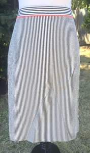 J.CREW N. 2 GONNE A MATITA indaco - tubino cintura neon bianco a righe - 4 - Foto 1 di 5