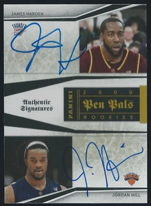 James Harden 09-10 Panini Pen Pals RC on card AUTO ASU Sun Devils 42/50 combship - Picture 1 of 2