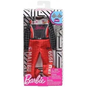 Autentica moda Barbie Mattel carriera auto da corsa pilota vestito bambola vestiti trofeo - Foto 1 di 2