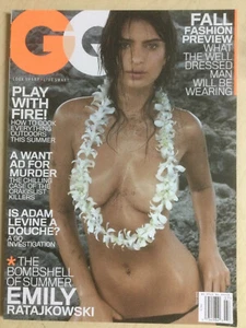july 2014 GQ Emily Ratajkowski sexy Glossy Retail cover + Fall Fashion Preview - Picture 1 of 13
