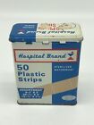 Étain vintage de marque hôpital - 50 bandes plastiques 