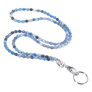34.6" Teacher Lanyard ID Badge Lanyards with Clips, Blue - Picture 1 of 6