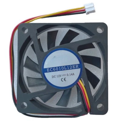 For EVERCOOL EC6010L12ER DC12V 0.14A 60*60*10mm Silent Cooling Fan 3pin - Image 1 of 3