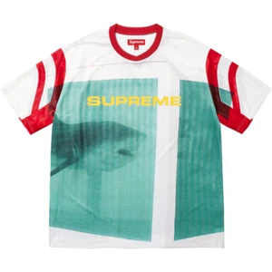 XXL Supreme x Damien Hirst Shark Soccer Jersey  - Picture 1 of 5