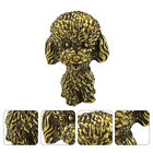  Tabletop Adornment Office Decorations Poodle Trinkets Solid