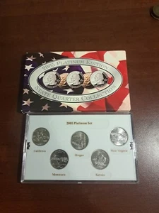 2005 Platinum Edition State Quarter Collection Brilliant Uncirculated - Picture 1 of 1