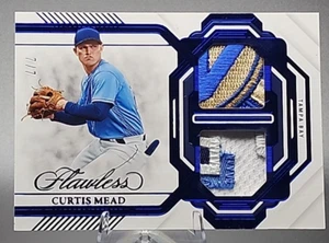 Curtis Mead 7/7 2023 Panini Flawless Dual Patch Sapphire #DP-CM Dual Patch SSP - Bild 1 von 2